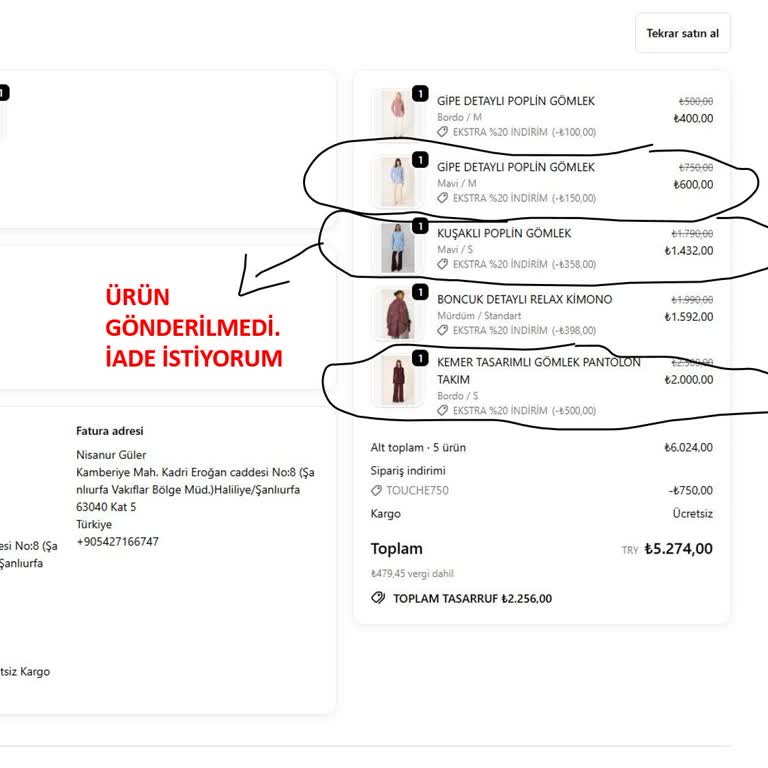 Kredi Kartına 3.282 TL İade Gecikmesi Ve Müşteri Hizmetleri Cevapsızlığı
