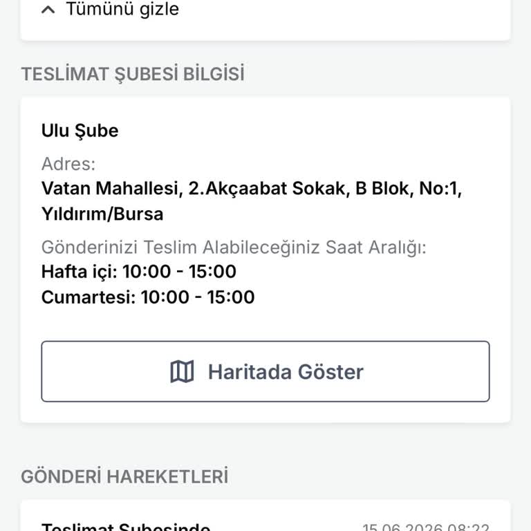 Trendyol Express'te Adrese Teslim Sorunu Ve Şube İptali