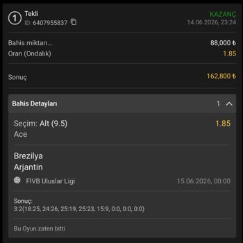 Betnano’nun Yüksek Voleybol Kazancını “Riskli” Dediği İçin Ödeme Yapmaması