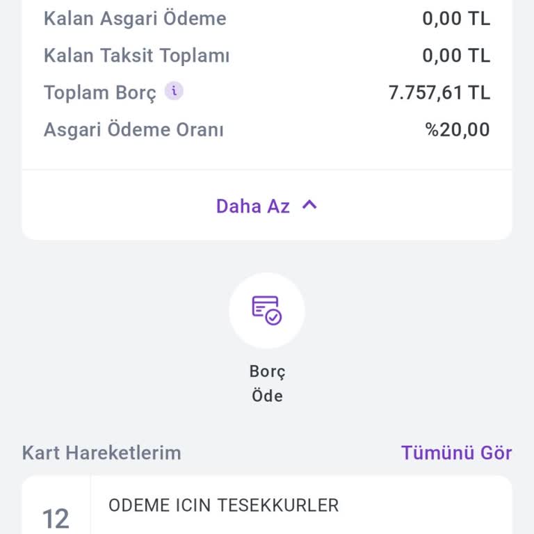 Hadi - Tombank Hesap, Kart ve Hazır Kredi Kapatılması Açıklama Talebi