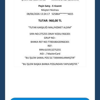 Arçelik Su Arıtma Cihazı İçin Üç Kez Yanlış Ödeme Ve İade Talebi