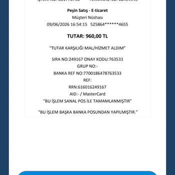 Arçelik Su Arıtma Cihazı İçin Üç Kez Yanlış Ödeme Ve İade Talebi