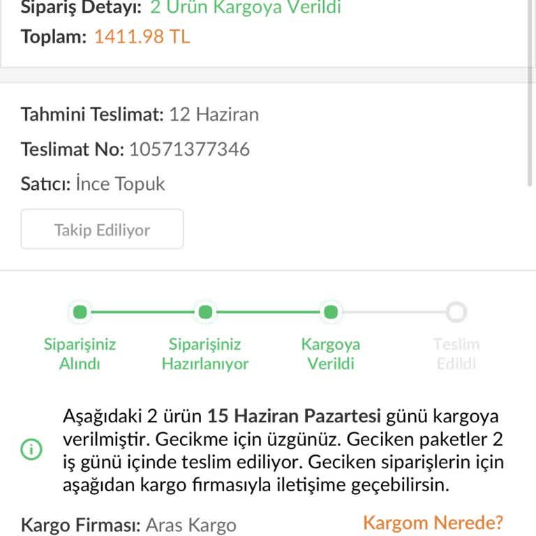 Aras Kargo’da Kayıp Gönderi Ve Açıklama Eksikliği