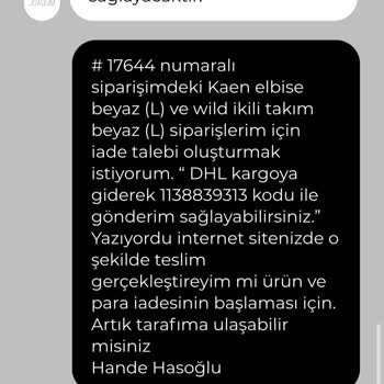 Kusurlu Ürün Ve Cevapsız İade Süreci