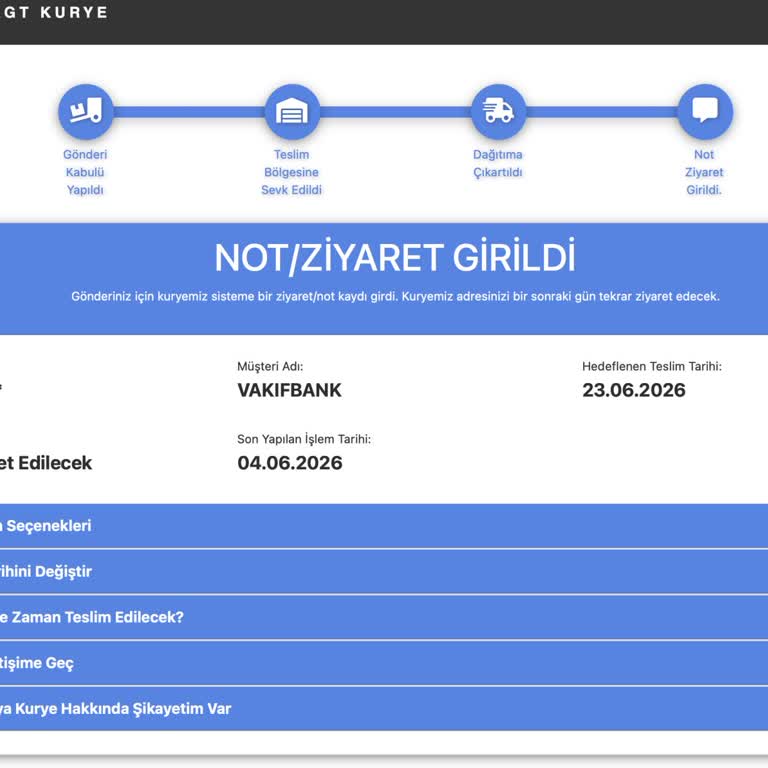 Kredi Kartı Teslimatı Gecikiyor, İletişim Yok!