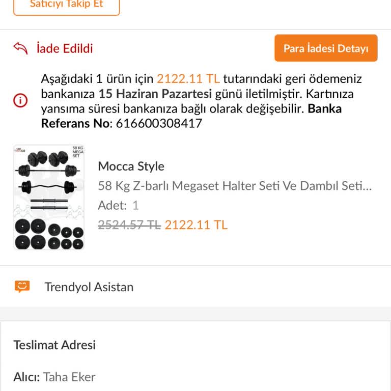 Ağırlık Nedeniyle Sipariş İptali Ve Yanıltıcı Teslimat Bilgileri