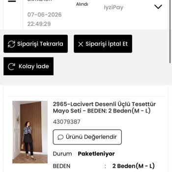 Cevapsız Ve Eksik Ürün: Haşema Gönderilmedi