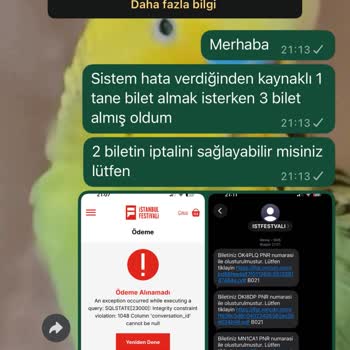 Tek Bilet İçin Üç Defa Ücret Çekildi, İade Ve Açıklama Bekleniyor