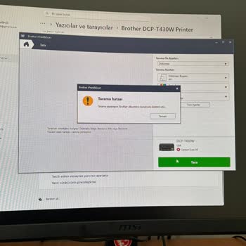 Brother Yazıcıda Tekrarlayan Tarama Hatası, Renk Bozukluğu, Uzun Servis Süreci Ve Hasarlı Teslimat