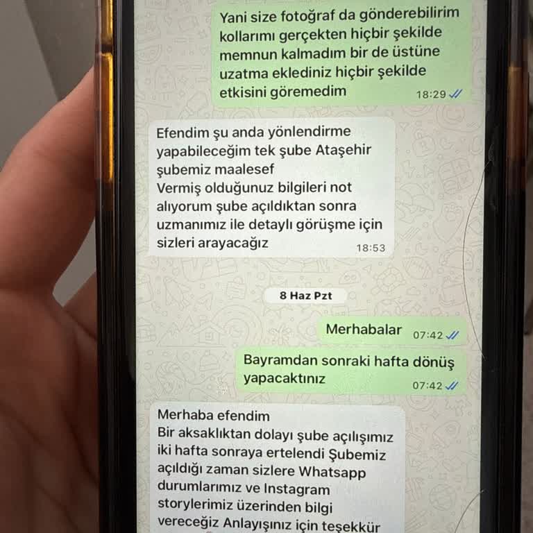 Lazer Epilasyon Paketi İçin Ödediğim Ücretin İadesi Ve Kalan Seansların Tamamlanması Talebi