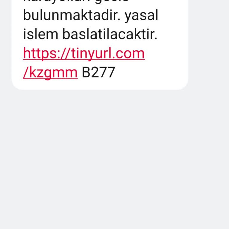 Karayolları Genel Müdürlüğü Adına Telefonuma Gelen Sahte Trafik İhlali Tehdit SMS’i