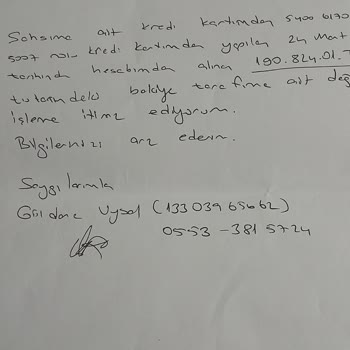 Yapı Kredi'de Yetkisiz 125.000 TL Ve 190.824,01 TL İşlemlerine İtiraz Ve İade Talebi
