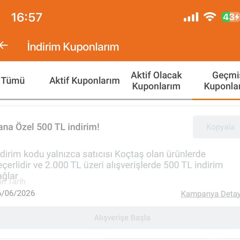 Koçtaş’ta İndirim Kodu Kullanılamaması Ve Müşteri Hizmetlerinden Yanıt Gelmemesi