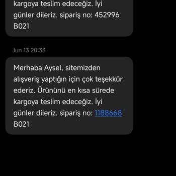 Organic Scarfs Siparişim Kargoya Verilmedi Ve İade Talebim