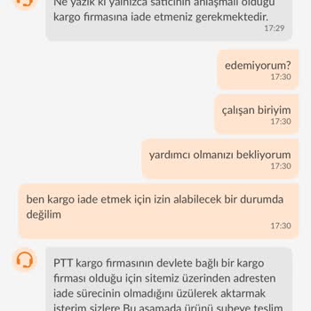 Hasarlı Ürün İadesi İçin Alternatif Kargo Teklifi Sağlanmadı
