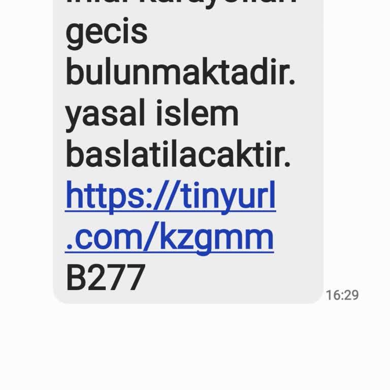 Sahte Trafik İhlali SMS'i Ve Tehdit İçeren Yanıltıcı Mesaj