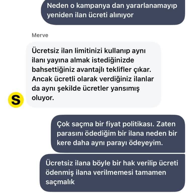 İlan Tekrar Yayın Ücretinde 3000 TL Talebi Şeffaf Olmayan Ve Adaletsiz