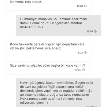Eksik Seramik Kulp Seti Tekrar Gönderildi, Canlı Destekte Cevapsız Ve İlgisiz Tutum