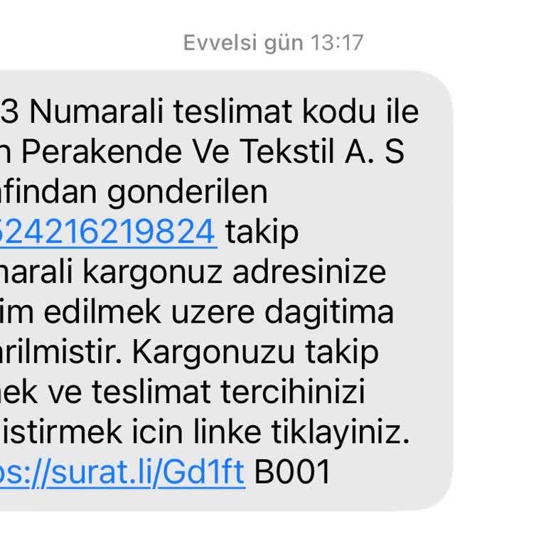 Sürat Kargo Isparta Gül Şubesi Sisteme Sahte Dağıtım Bilgisi Girerek Müşteriyi Şubeye Zorladı