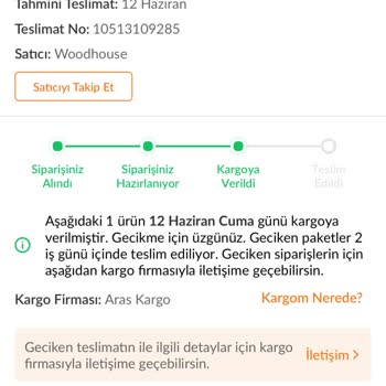 Aras Kargo’da Aynı Adrese Teslim Edilen Siparişten Biri Bölge Dışı Gerekçesiyle Teslim Edilmedi