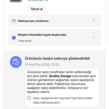 Acil Disk Parçası Kargoya Verilmedi, Sipariş Gecikmesi Mağduriyet Oluşturuyor