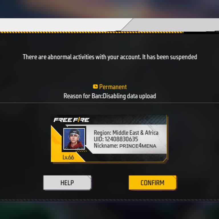 Free Fire Account Suddenly Banned Despite No Rule Violations