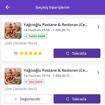 Teslim Edilmeyen Doğum Günü Pastası Siparişi İçin İade Talebi