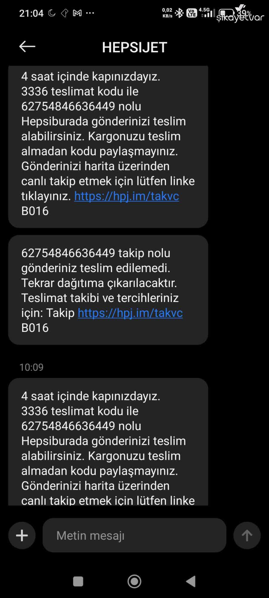 hepsiJET Teslimat Sorunu Ve Premium Müşteri Hizmetinde Saygısızlık