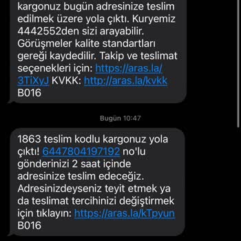 Hepsiburada Siparişimde Yanıltıcı Teslimat Bildirimi