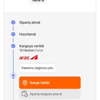 Hepsiburada Siparişimde Yanıltıcı Teslimat Bildirimi