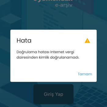 Sysmond E-arşiv Fatura Uygulamasına Dünden Beri Hiçbir Şekilde Giriş Yapamıyorum