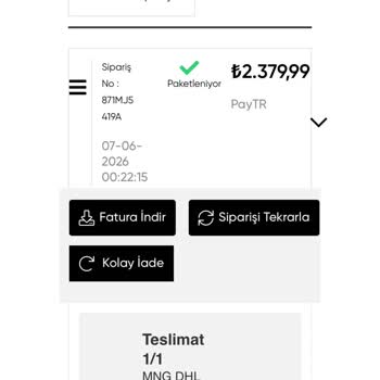 Mezuniyet İçin Siparişimin Kargo Gecikmesi Ve Bilgi Eksikliği