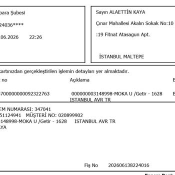 Getir Çarşı Siparişlerinde Tek Tek Fazla Çekim Ve İade Eksikliği