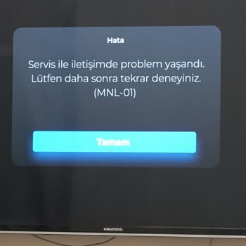 Grundig TV'de Tod Uygulaması Çalışmıyor, İptal Ve İade İsteği