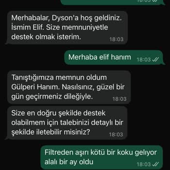 Dyson V16 Submarine Süpürge Kokusundan Onarılamaz Diyor, Ücretsiz Değişim Talep Ediyorum