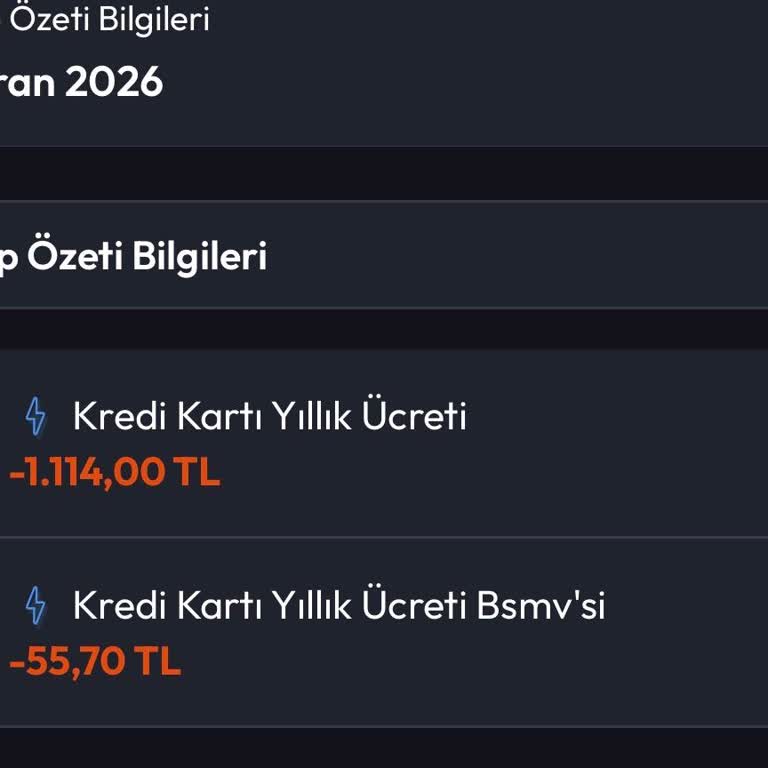 Kullanmayan Kartıma Yıllık Aidat Kesilmesi Ve İade İhmalı