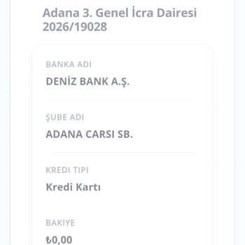 Denizbank Risk Raporunda Kapalı Kredi Hâlâ Borç Olarak Görünüyor