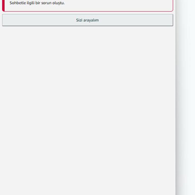 Amazon Türkiye'de 69.735 TL İade İşlemi Başarısız Ve Destek Bulunamıyor
