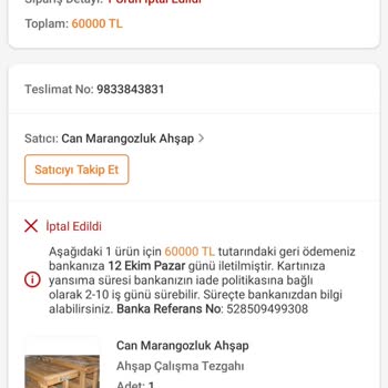 Trendyol’da Onaylanan 60 Bin TL İade İşleminin Bankada Görünmemesi