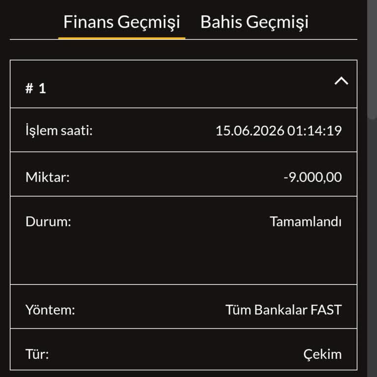 Tamamlandı Görünen 9.000 TL Çekim Hesabına Yatırılmadı