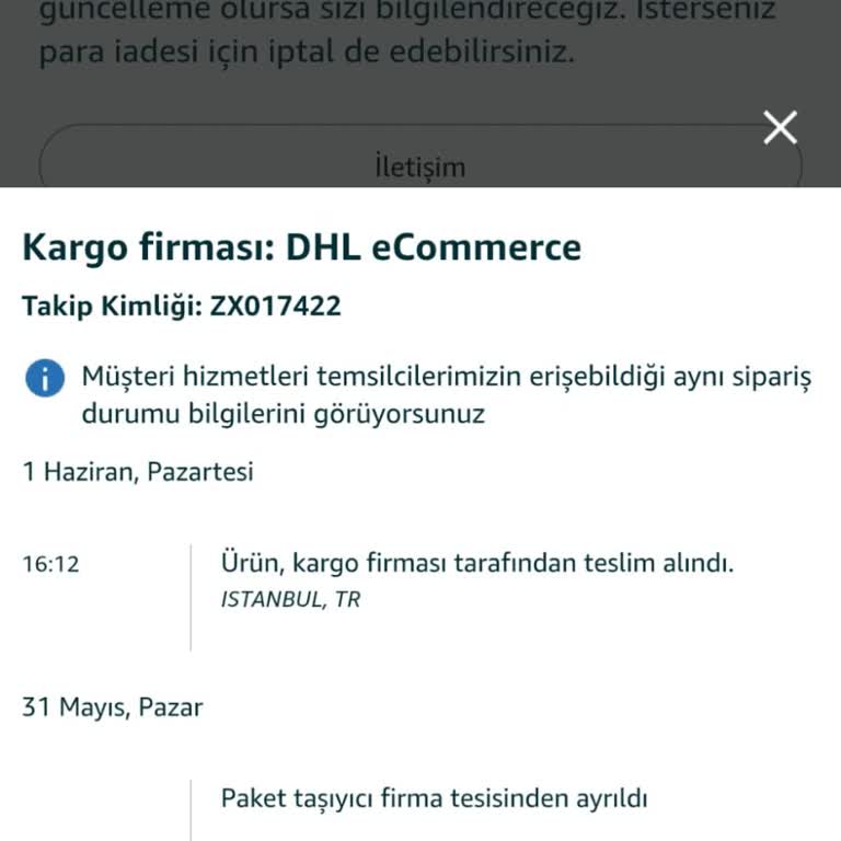 DHL Ecommerce Depolarında 16 Gün Boyunca Duran Siparişim İçin Acil Çözüm Talebi