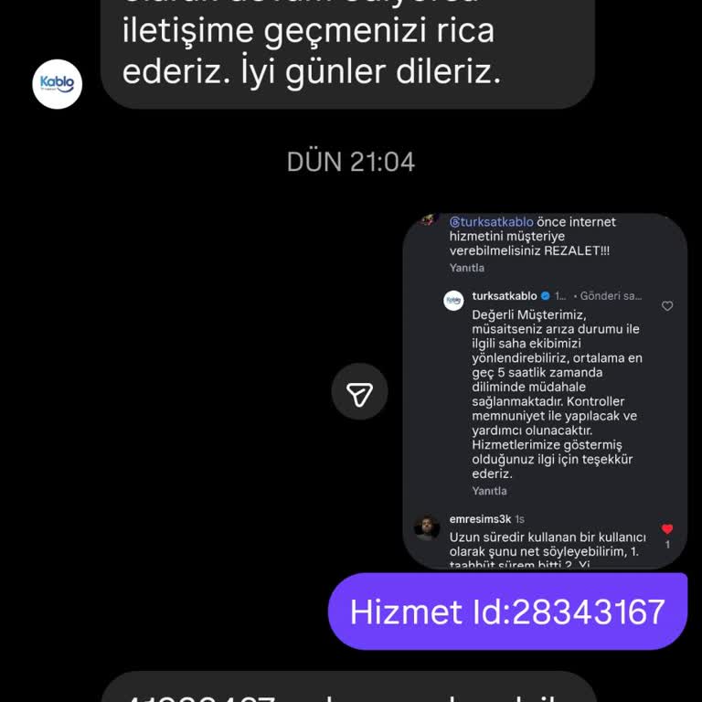 Ankara Çankaya'da 2 Gün Kesintili İnternet Ve Sözleşme Feshi Talebi