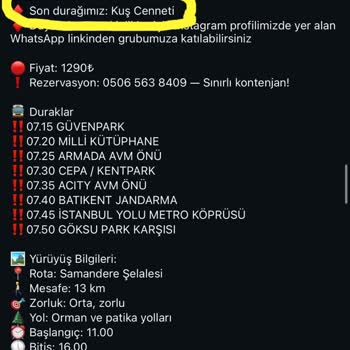 TÜRSAB Samandere Şelalesi Doğa Yürüyüşü Turunda Rehberlik, Güvenlik Ve Organizasyon Sorunları