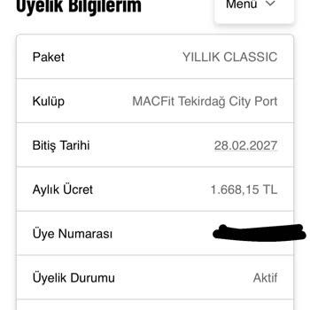 Macfit | Tekirdağ Üyelik İptali!