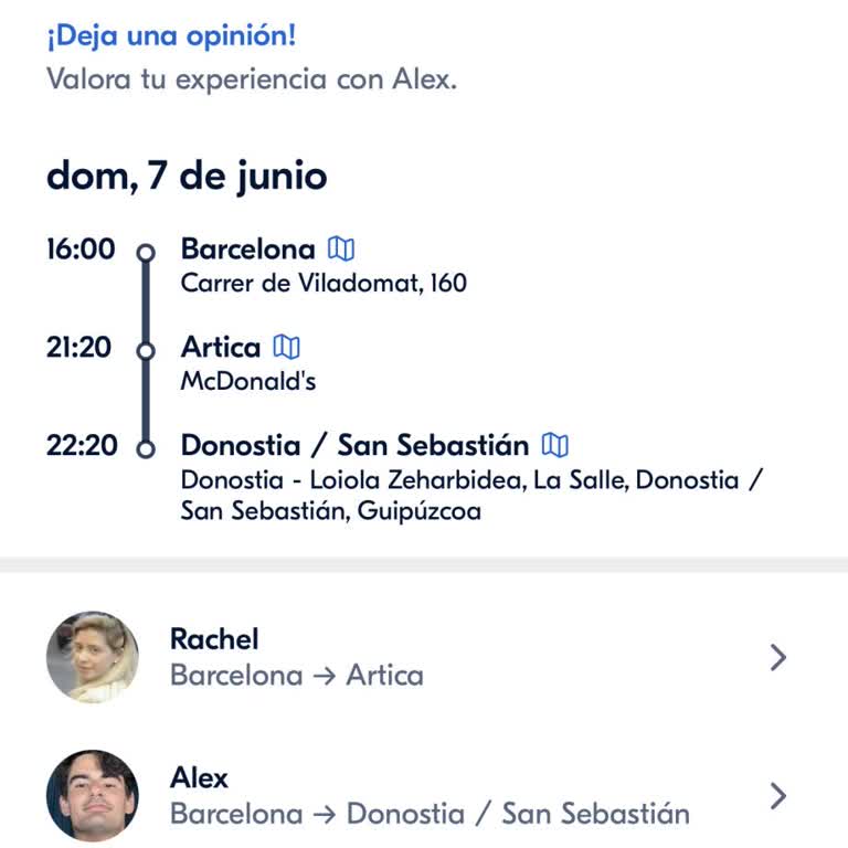 BlaBlaCar, viaje realizado pero no cobrado, solicito pago inmediato