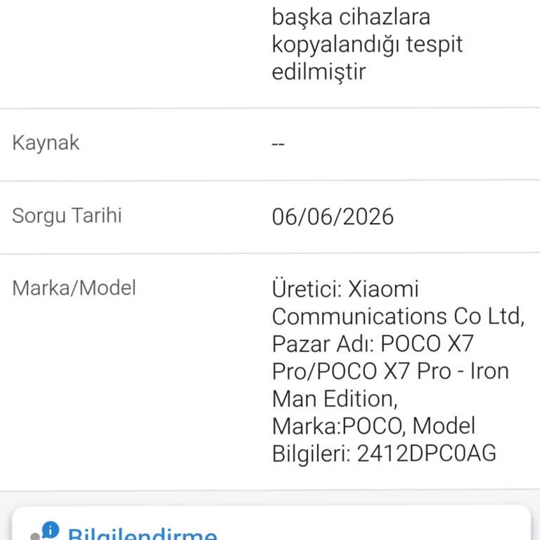 IMEI’si Kopyalanan Poco X7 Pro’da Çözüm Bekleniyor