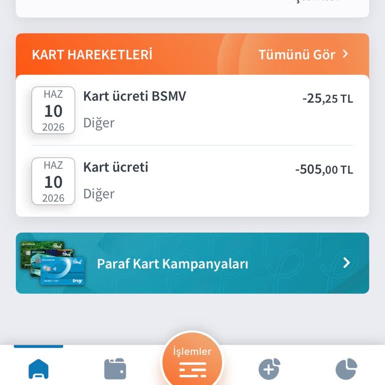 Paraf Card Yıllık Ücretinin Koşulsuz İadesi Talebi