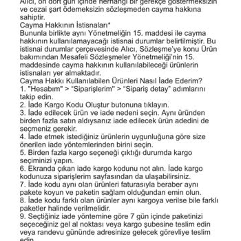 Trendyol’da İlan Performansı Karşılamadığı İçin Yasal İade Talebim Reddedildi