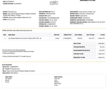 Teslim Edilmeyen Sipariş İçin İade Veya Tekrar Gönderim Talebi