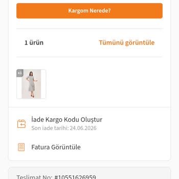 Teslim Edilmeyen Sipariş İçin İade Veya Tekrar Gönderim Talebi